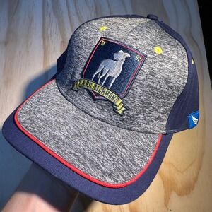 Ted Lasso AFC Richmond Snapback Hat Navy Blue Heather Gray OS Unisex New